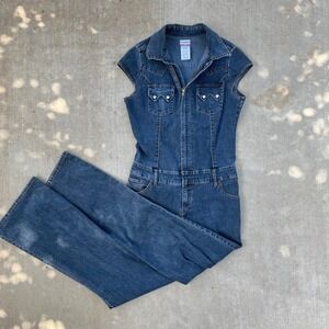 No‎ Boundaries Women's Navy Jumpsuit Y2K